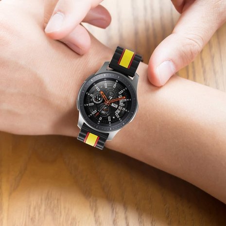 Strap-it Strap-it Bracelet édition spéciale Huawei Watch GT (noir/jaune) Strap-it Strap-it Bracelet édition spéciale Huawei Watch GT (noir/jaune)