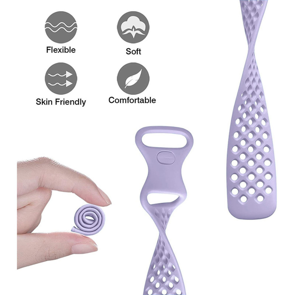 Strap-it Strap-it Bracelet silicone avec trous Fitbit Versa 4 (lilas)