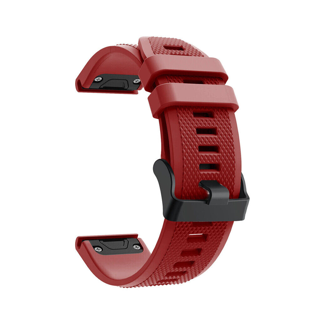 Strap-it Strap-it Bracelet silicone Garmin Fenix ​​​​5 / 6 (rouge)