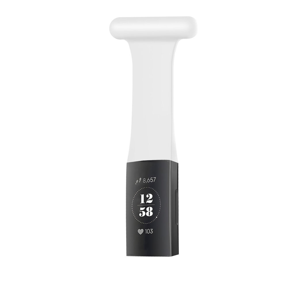 Fitbit Charge 3 bracelet pour infirmi re blanc