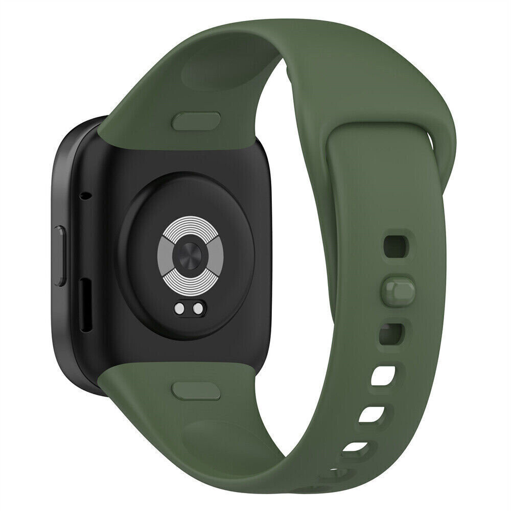 Strap-it Strap-it Bracelet silicone Redmi Watch 3 (vert foncé)