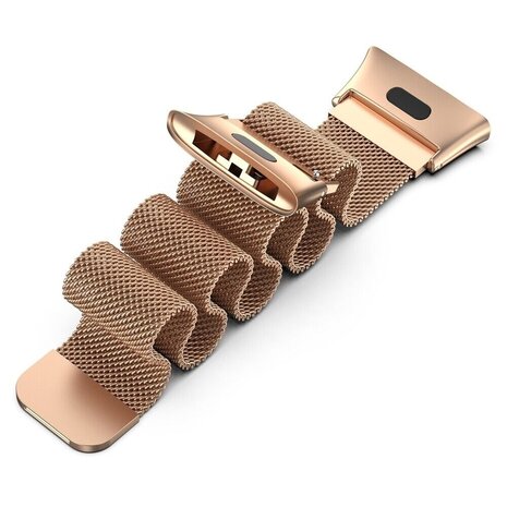 Strap-it Strap-it Bracelet Milanais Redmi Watch 3 (or rose) Strap-it Strap-it Bracelet Milanais Redmi Watch 3 (or rose)