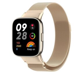 Strap-it Bracelet Milanais Redmi Watch 3 (champagne)