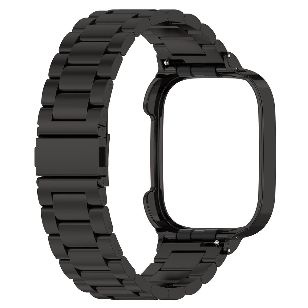 Strap-it Strap-it Bracelet acier Redmi Watch 3 (noir)