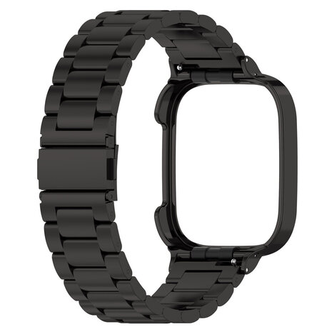 Strap-it Strap-it Bracelet acier Redmi Watch 3 (noir)