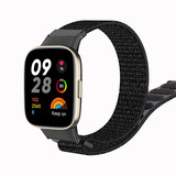 Strap-it Bracelet nylon Redmi Watch 3 (noir)