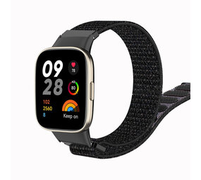 Strap-it Bracelet nylon Redmi Watch 3 (noir)
