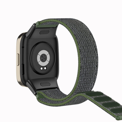 Strap-it Strap-it Bracelet nylon Redmi Watch 3 (vert armée)