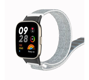 Strap-it Bracelet nylon Redmi Watch 3 (gris)