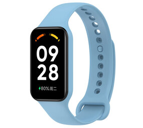 Strap-it Bracelet silicone Xiaomi Redmi Smart Band 2 (bleu clair)