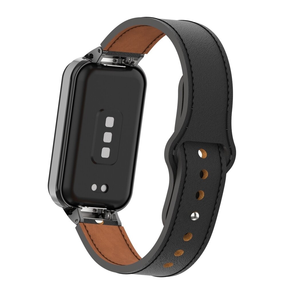 Strap-it Strap-it Bracelet cuir Xiaomi Redmi Smart Band 2 (noir)