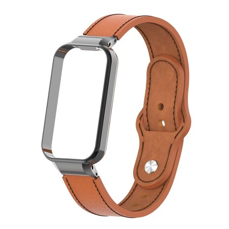 Strap-it Strap-it Bracelet cuir Xiaomi Redmi Smart Band 2 (marron)