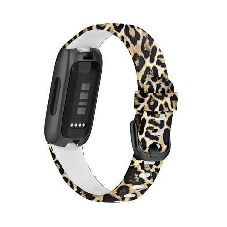 Strap-it Strap-it Bracelet Fitbit Inspire 3 Lucky Leopard