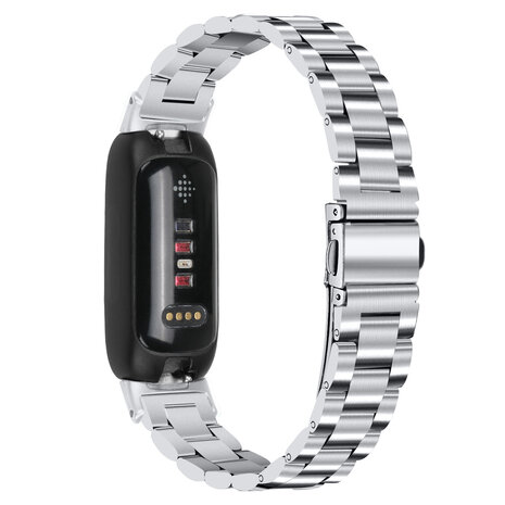 Strap-it Strap-it Bracelet acier Fitbit Inspire 3 (argent)