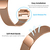 Strap-it Strap-it Bracelet Milanais Fitbit Inspire 3 (or rose) Strap-it Strap-it Bracelet Milanais Fitbit Inspire 3 (or rose)