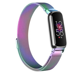 Strap-it Bracelet Milanais Fitbit Inspire 3 (arc-en-ciel)