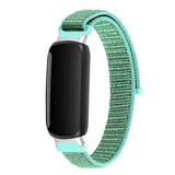 Strap-it Bracelet nylon Fitbit Inspire 3 (menthe)