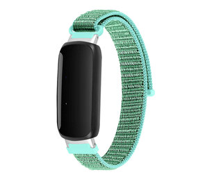 Strap-it Bracelet nylon Fitbit Inspire 3 (menthe)