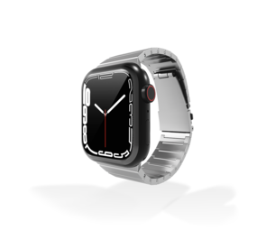 Strap-it Bracelet titane de luxe Apple Watch (argent)