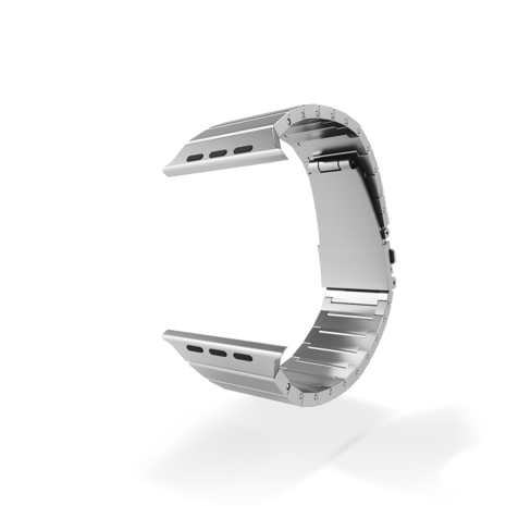 Strap-it Strap-it Bracelet titane de luxe Apple Watch (argent)