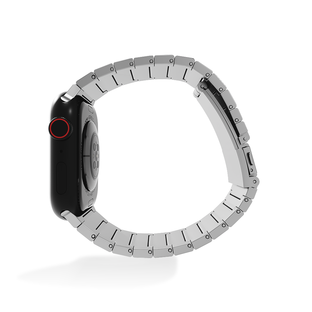 Strap-it Strap-it Bracelet titane de luxe Apple Watch (argent)