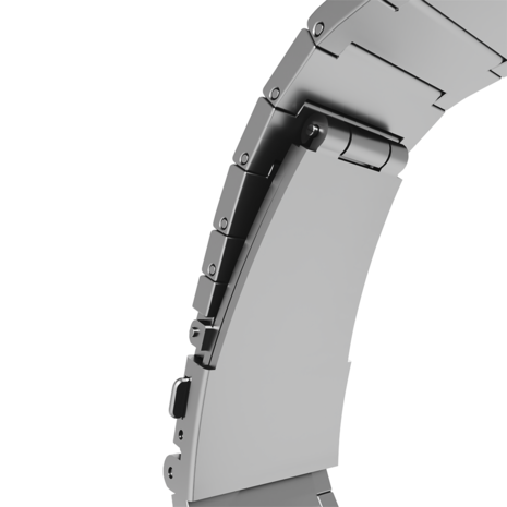 Strap-it Strap-it Bracelet titane de luxe Apple Watch (argent)