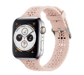 Strap-it Bracelet silicone à motifs Apple Watch (rose)