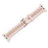 Strap-it Strap-it Bracelet silicone à motifs Apple Watch (rose) Strap-it Strap-it Bracelet silicone à motifs Apple Watch (rose)