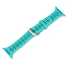 Strap-it Strap-it Bracelet silicone à motifs Apple Watch (turquoise) Strap-it Strap-it Bracelet silicone à motifs Apple Watch (turquoise)