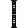 Strap-it Strap-it Bracelet silicone chaîne Apple Watch (noir) Strap-it Strap-it Bracelet silicone chaîne Apple Watch (noir)