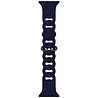 Strap-it Strap-it Bracelet silicone chaîne Apple Watch (bleu foncé) Strap-it Strap-it Bracelet silicone chaîne Apple Watch (bleu foncé)
