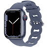 Strap-it Strap-it Bracelet silicone chaîne Apple Watch (gris-bleu) Strap-it Strap-it Bracelet silicone chaîne Apple Watch (gris-bleu)