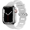 Strap-it Strap-it Bracelet silicone chaîne Apple Watch (blanc) Strap-it Strap-it Bracelet silicone chaîne Apple Watch (blanc)