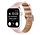 Strap-it Bracelet cuir à motifs Apple Watch (rose)