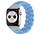 Strap-it Bracelet nylon entortillé Apple Watch (bleu clair)