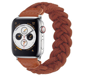 Strap-it Bracelet nylon entortillé Apple Watch (marron)