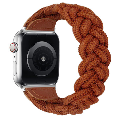 Strap-it Strap-it Bracelet nylon entortillé Apple Watch (marron) Strap-it Strap-it Bracelet nylon entortillé Apple Watch (marron)