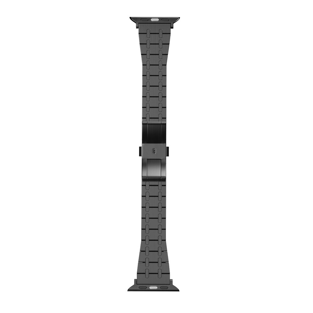 Strap-it Strap-it Bracelet acier royale Apple Watch (noir)