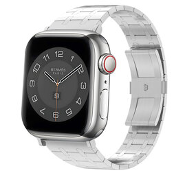 Strap-it Bracelet acier royale Apple Watch (argent)