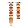 Strap-it Strap-it Bracelet résine-acier Apple Watch (or rose/arc-en-ciel) Strap-it Strap-it Bracelet résine-acier Apple Watch (or rose/arc-en-ciel)