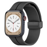 Strap-it Bracelet à fermoir magnétique Apple Watch (noir)