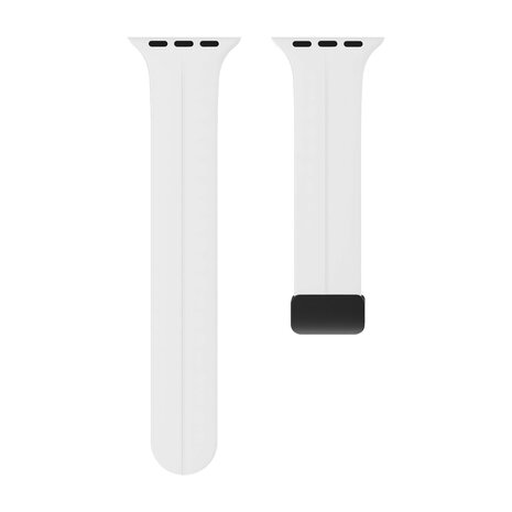 Strap-it Strap-it Bracelet à fermoir magnétique Apple Watch (blanc)