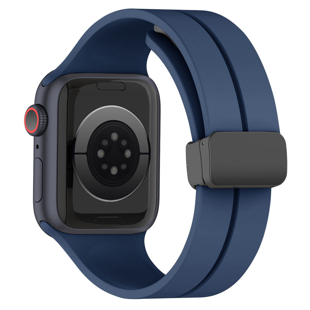 Strap-it Strap-it Bracelet à fermoir magnétique Apple Watch (bleu foncé) Strap-it Strap-it Bracelet à fermoir magnétique Apple Watch (bleu foncé)