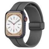 Strap-it Bracelet à fermoir magnétique Apple Watch (gris foncé)
