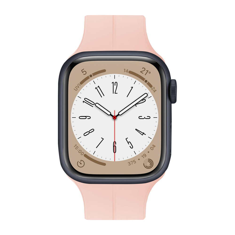Strap-it Strap-it Bracelet à fermoir magnétique Apple Watch (rose clair)