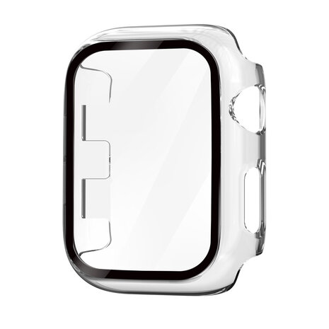 Strap-it Strap-it Coque rigide avec verre Apple Watch (transparent)