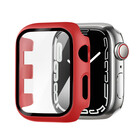 Strap-it Strap-it Coque rigide avec verre Apple Watch (rouge)