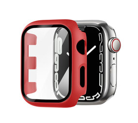 Strap-it Coque rigide avec verre Apple Watch (rouge)