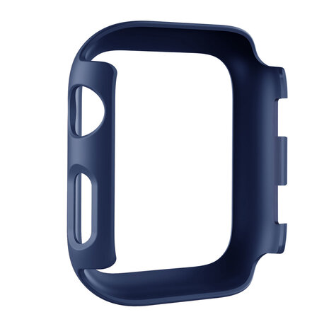 Strap-it Strap-it Coque rigide avec verre Apple Watch (bleu foncé)