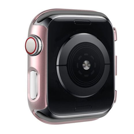 Strap-it Strap-it Coque rigide avec verre Apple Watch (rose)